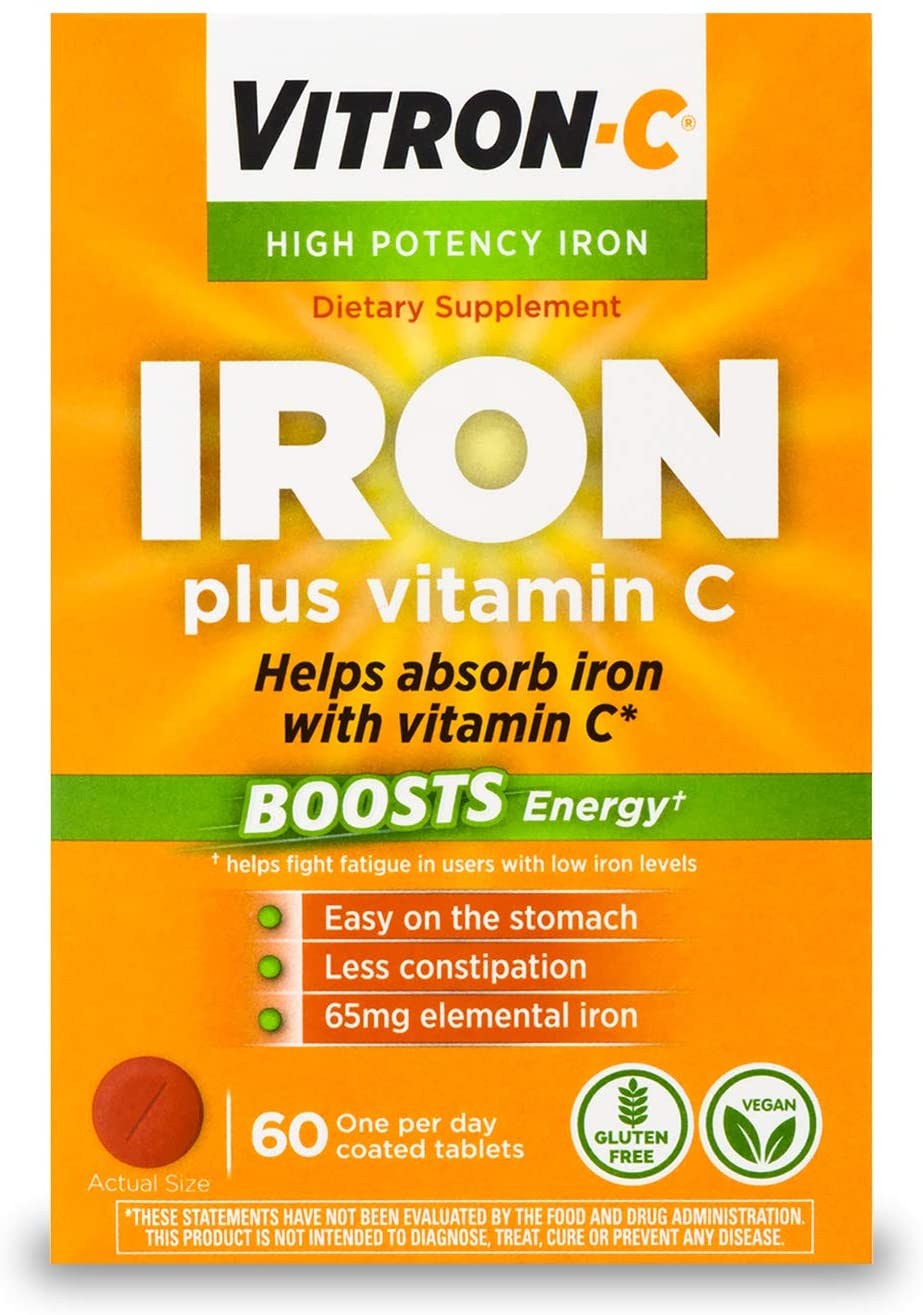 Vitron-C High Potency Iron Supplement with Vitamin C